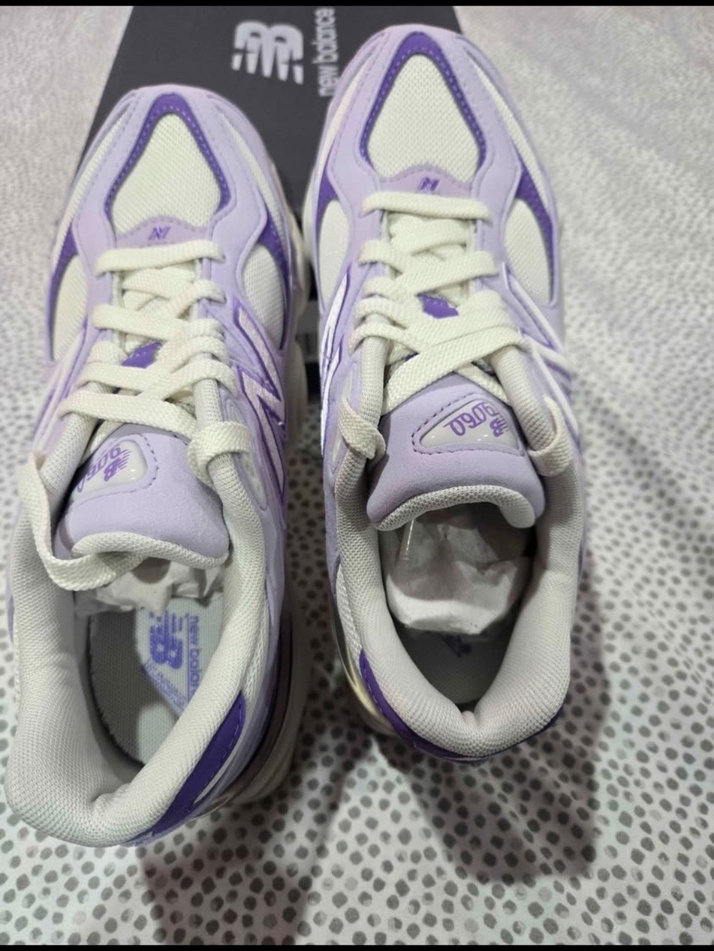 New Balance Women's Lavender & White Chunky Sneaker - Picture 2 of 4